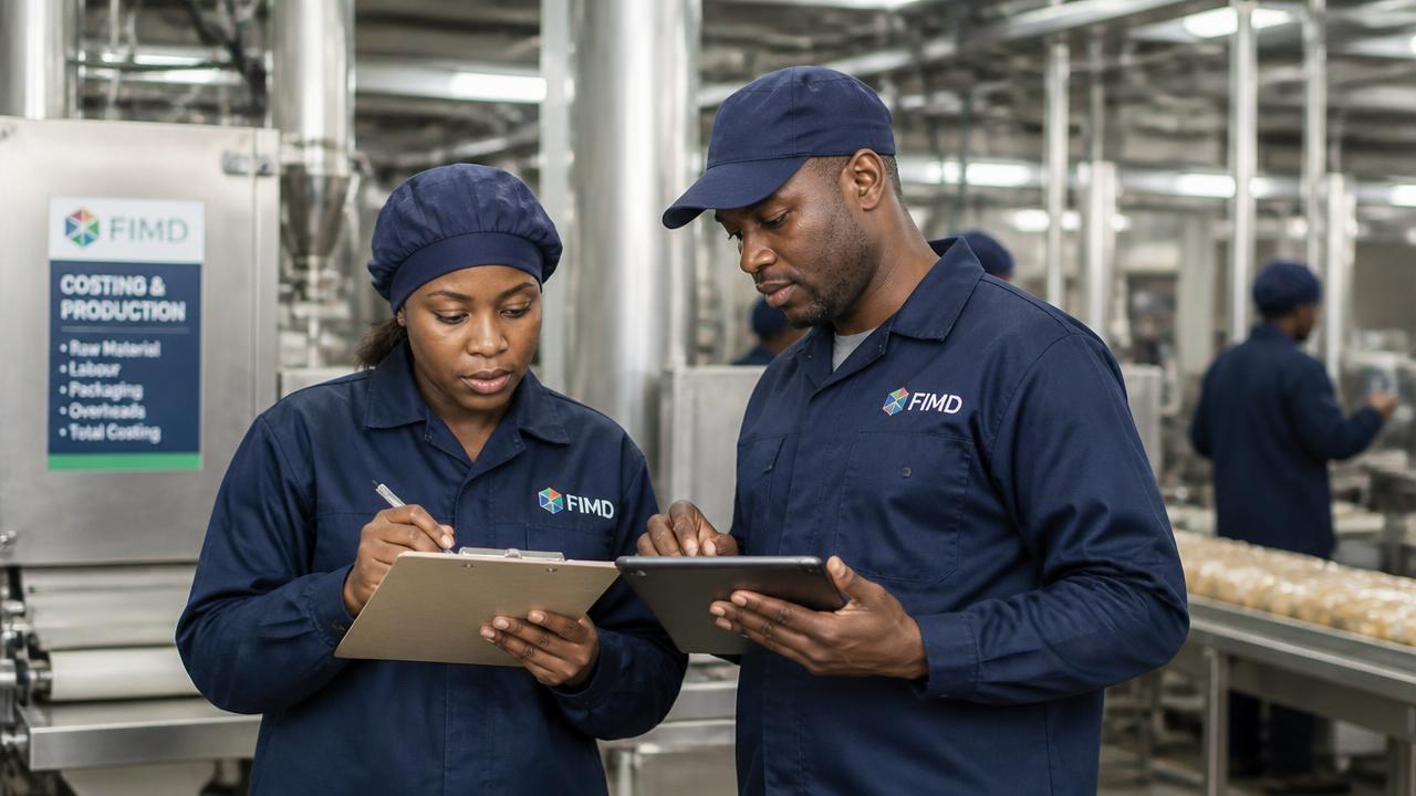Usine agroalimentaire moderne — pilotage des coûts industriels